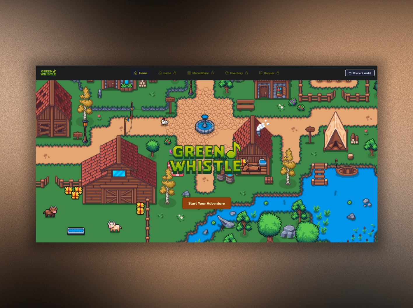 Green Whistle website screenshot
