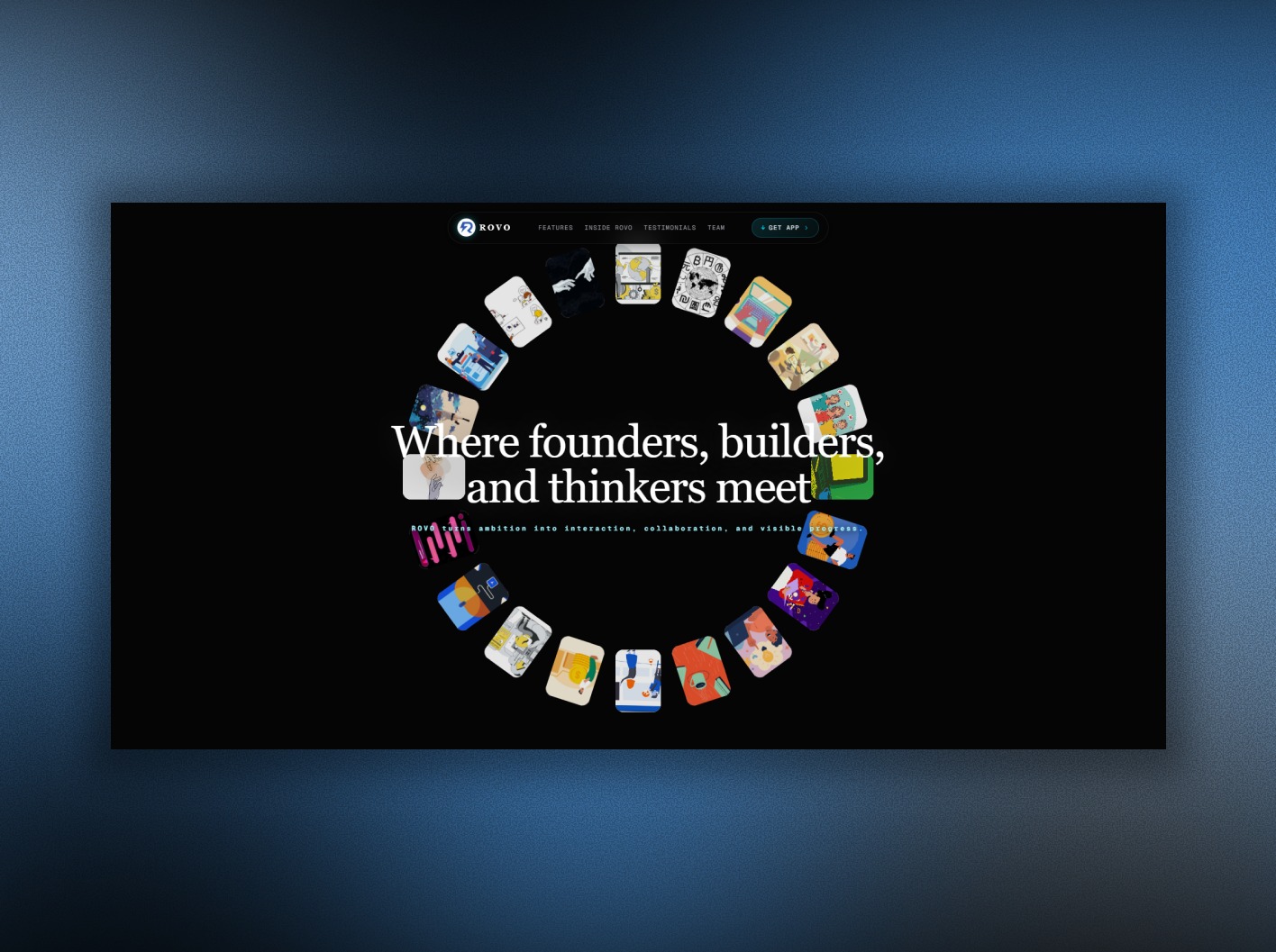 ROVO website screenshot